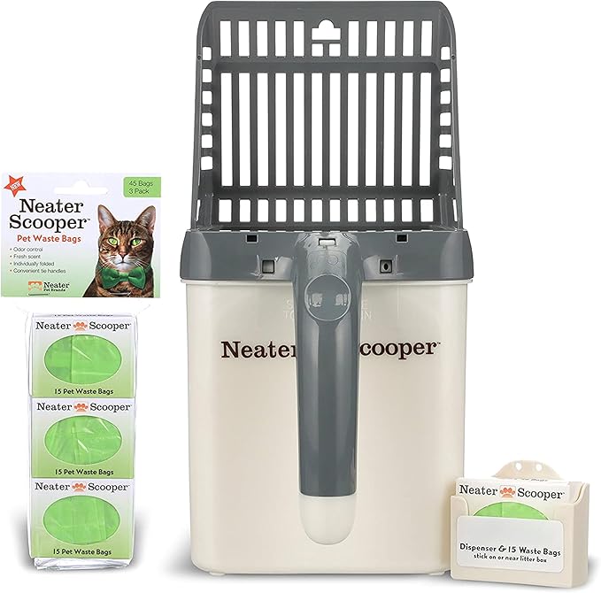 Neater Pet Brands Neater Scooper Standard Cat Litter Scoop, 60 Refill Bags – - Image 4
