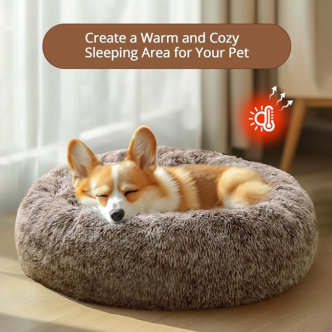 JOLLYVOGUE Calming Dog Bed for Small Dogs - Image 4