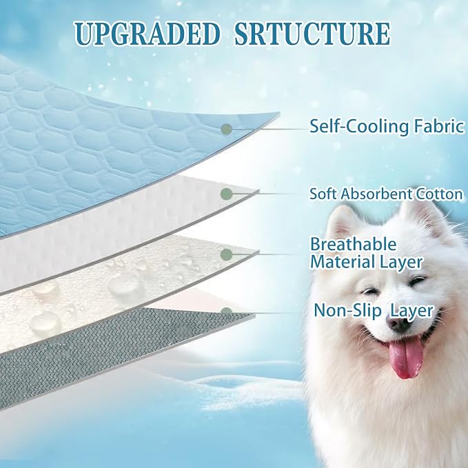 Cooling Mat for Dogs Thicken Pad for Cats, Rabbit&Medium, Large Dogs Internal - Image 11