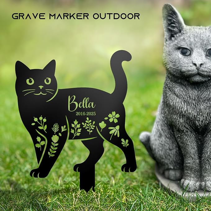 Custom Cat Grave Markers Outdoor - Image 3