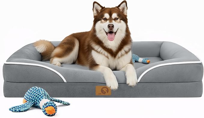 Homemate Dog Bed for Extra Large Dog: 48x35 in Orthopedic Large Dogs Bed XXL by Homemate