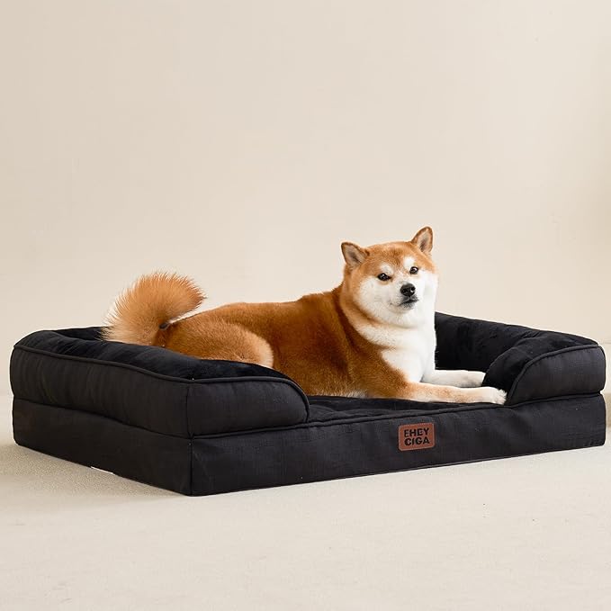 EHEYCIGA Orthopedic Dog Beds for Large Dogs, Waterproof Memory Foam Large Pet - Image 8