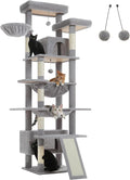 81" Heavy Duty Cat Tree for Large Cats up to 20lbs by MUTTROS