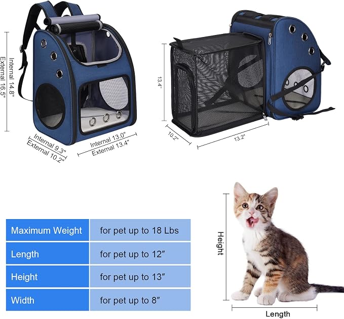 Expandable Pet Carrier Backpack - Image 2
