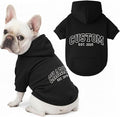 Noni Personalized Name Dog Hoodie, Embroidered Puppy Sweater by Noni
