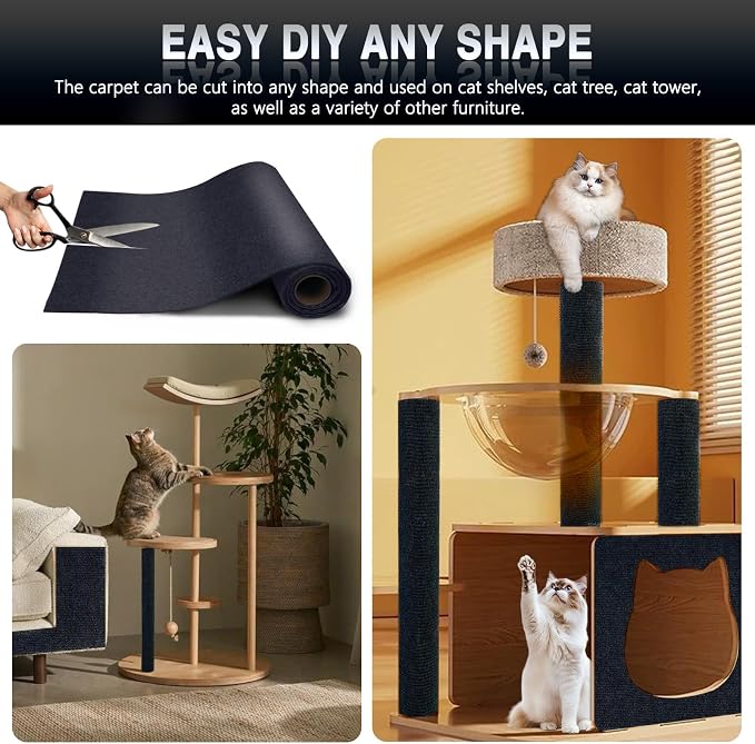 2Pack Total 78.7"x15.8" Cat Scratch Mat - Image 6
