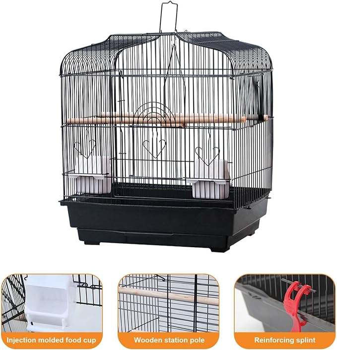 20.5"x18.1"x14.2" Portable Bird Travel Cage - Image 6