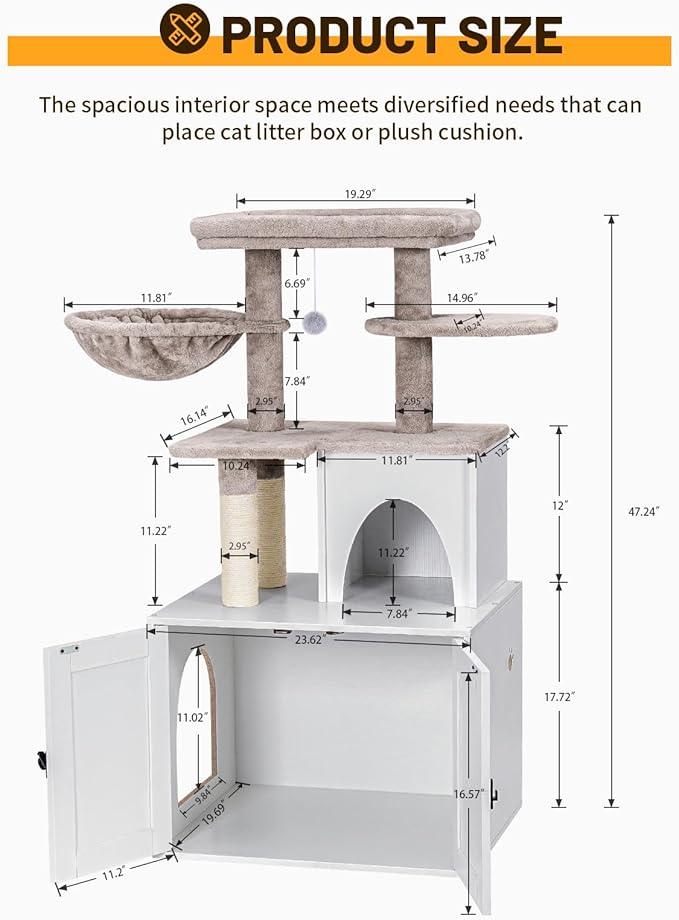 Snughome Cat Litter Box Enclosure - Image 7