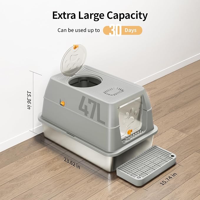 Stainless Steel Cat Litter Box - Image 2
