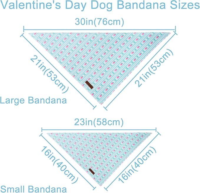 Summer Dog Bandana, UP URARA PUP Strawberry and Bowknot Triangle Bid Scarf - Image 2