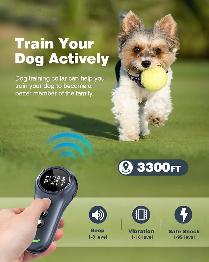 2-in-1 Dog Shock Collar & Dog Bark Collar - Image 4