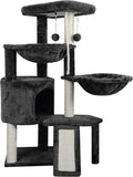 Xin Three Layer Cat Tree with Cat Condo and Two Hammocks, Darkgray … by Unknown