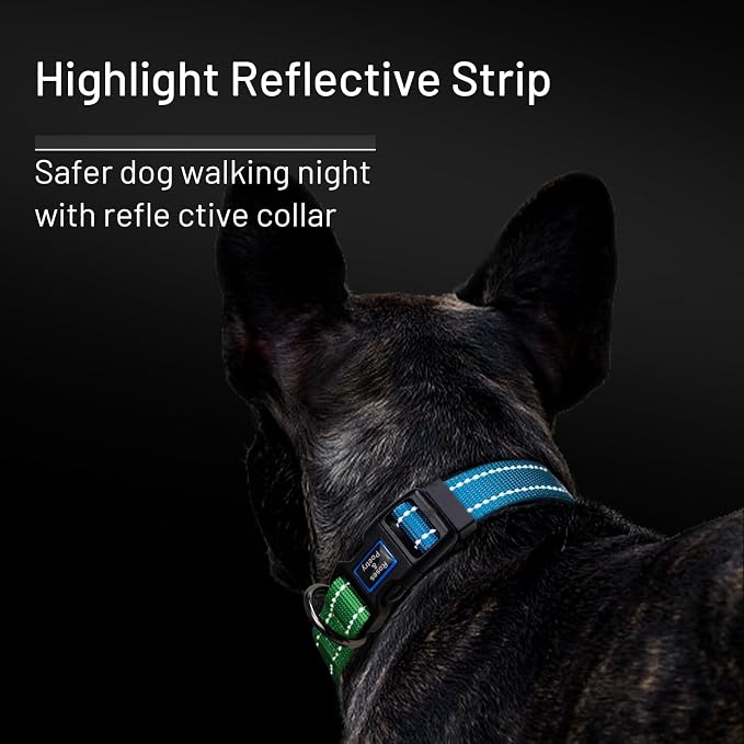 Roses&Poetry Collars for Dogs, Adjustable Reflective Durable Pet Collars for - Image 5