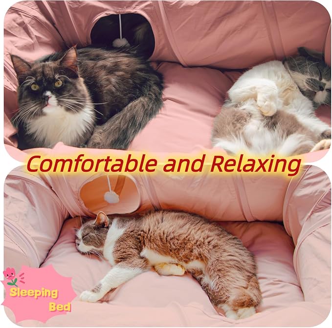 XxingSheep 4 Ways Shuttled XL Cat Tunnel Bed - Image 6