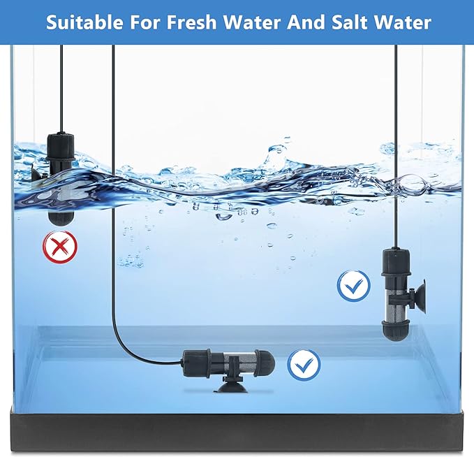hygger Small Aquarium Betta Heater, Submersible Fish Tank Heater - Image 6