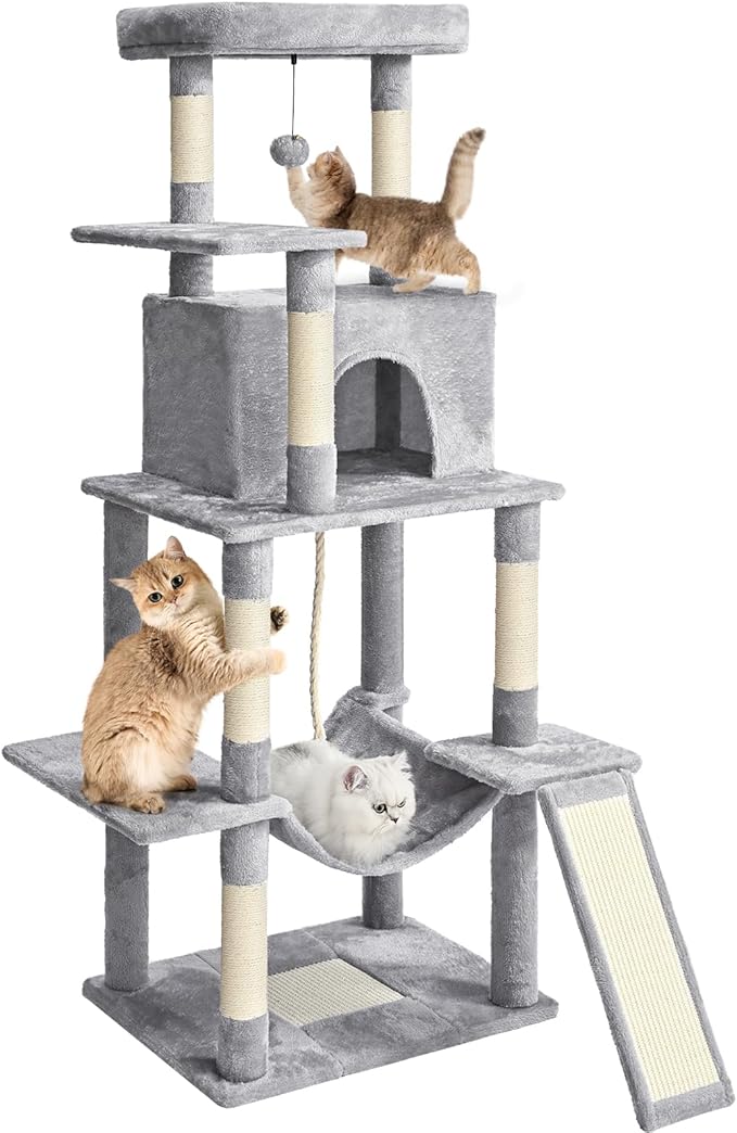 Cat Tree Tower 63in Multi-Level Cat Tower by ABCPET