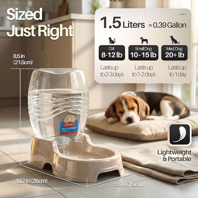 Flexzion Automatic Gravity Pet Waterer - Image 5