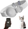 AirTag Cat Collar, Ultra Elastic Cat Tracker Collar, Airtag Holder Compatible by Sucegi
