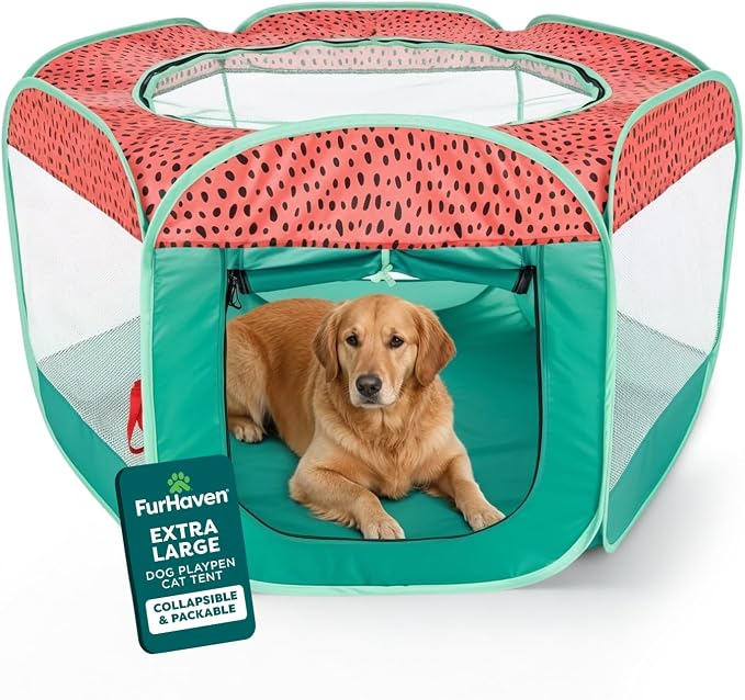 FurHaven Portable Pet Playpen for Dogs & Cats, Indoor Kitten Playpen by FurHaven