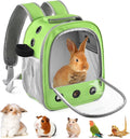Guinea Pig Carrier Backpack, Portable Rabbit Travel Carring Bag by DBNESS