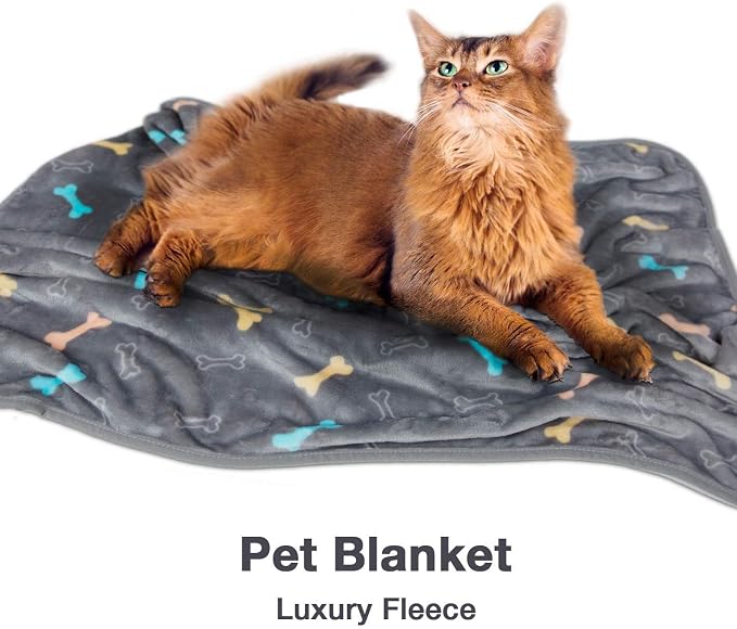 Allisandro Luxurious Dog Blanket, 350 GSM Super Fuzzy Microplush Fleece Pet - Image 5
