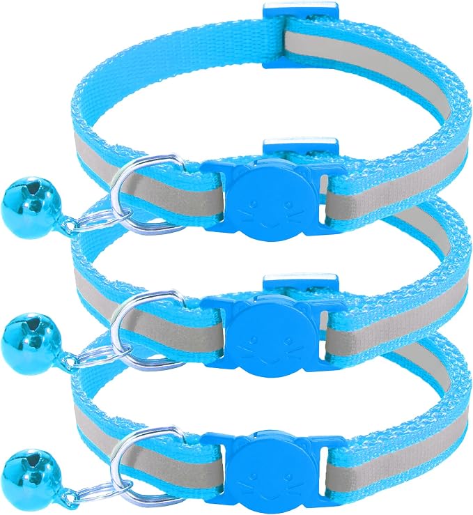 3 Pack Reflective and Breakaway Cat Collars by Unknown