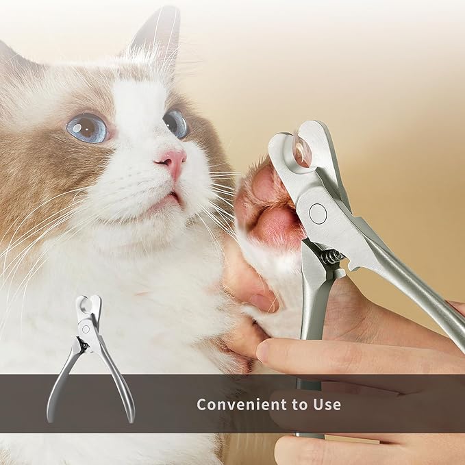 Dog Nail Trimmers & Cat Nail Clipper, Heavy Duty Stainless Steel Claw Clippers - Image 7