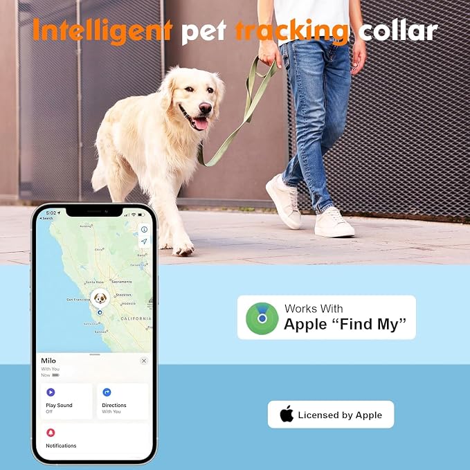 BONSO 2-in-1 GPS Tracker for Dogs: Smart Collar - Image 4