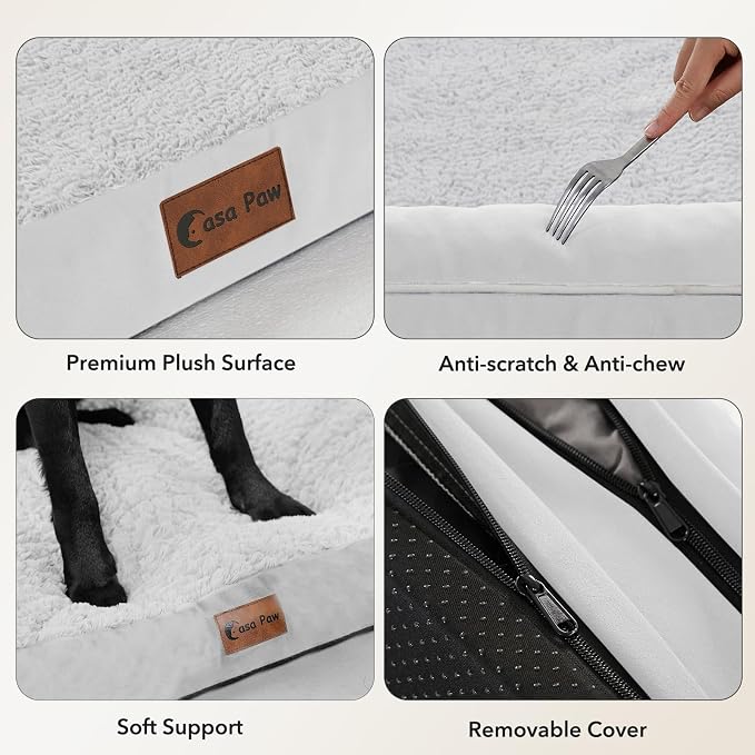 Orthopedic Dog Beds for Large Sized Dogs, Waterproof Egg Crate Foam Medium Dog - Image 6
