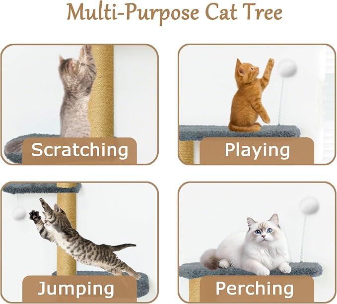 Wall Mounted Cat Wall Shelves and Climbing Tree - Image 7