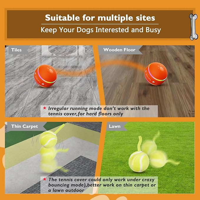 PetDroid Interactive Dog Toys Dog Ball, Durable Motion Activated Automatic - Image 5