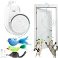 Interactive Cat Toys for Indoor Cats: Automatic Electric Flying Bird Feather & by Unknown