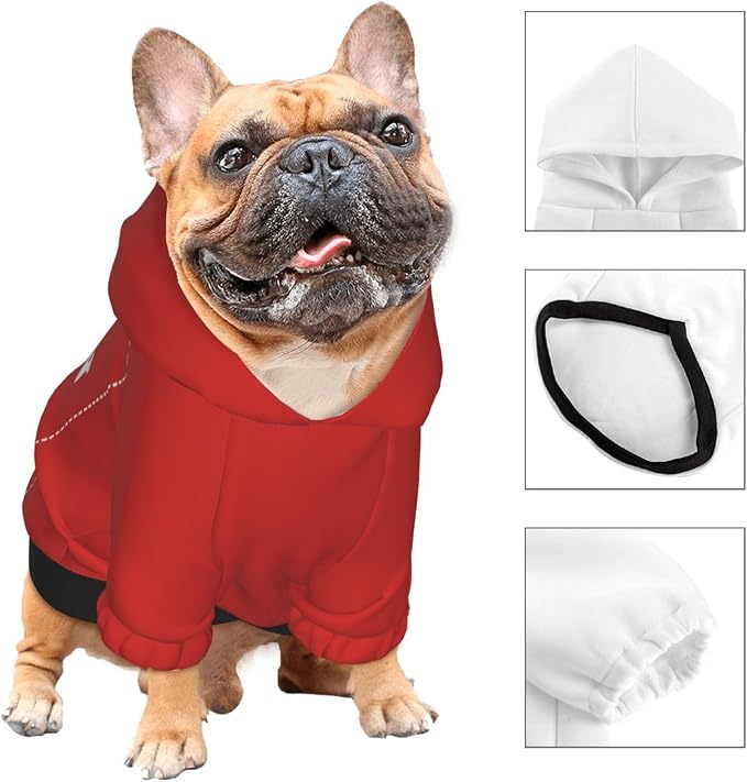 Dog Costume, Custom Dog Hoodie, Dog Name Costume Holiday Pet Pajamas Outfit - Image 3