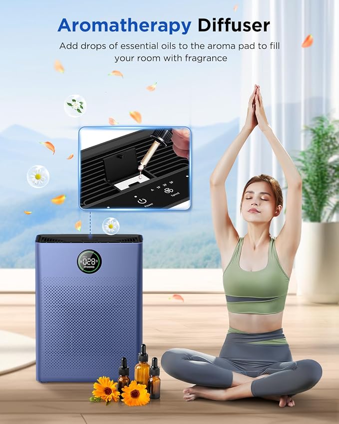 Air Purifiers for Home Large Room up to 2200sq.ft, MOOKA Air purifier for Home - Image 7