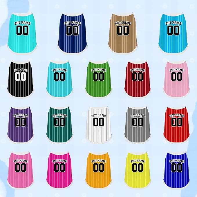 Custom Dog Shirt Personalized Pet Jersey Shirts - Image 2