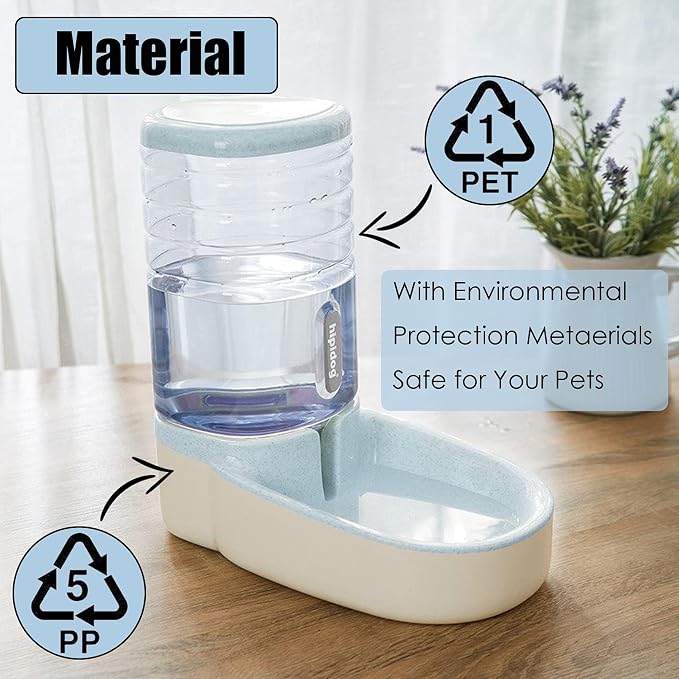 kathson Automatic Cats Water Dispenser 1 Gallon Gravity Dogs Water Station - Image 4