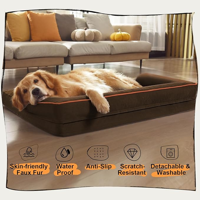 Dog Bed Medium Size Dog-Orthopedic Waterproof Bed - Image 6