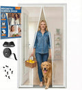 Premium Magnetic Screen Door, Heavy-Duty Reinforced Mesh, Ultra-Dense Weave by CANLENE