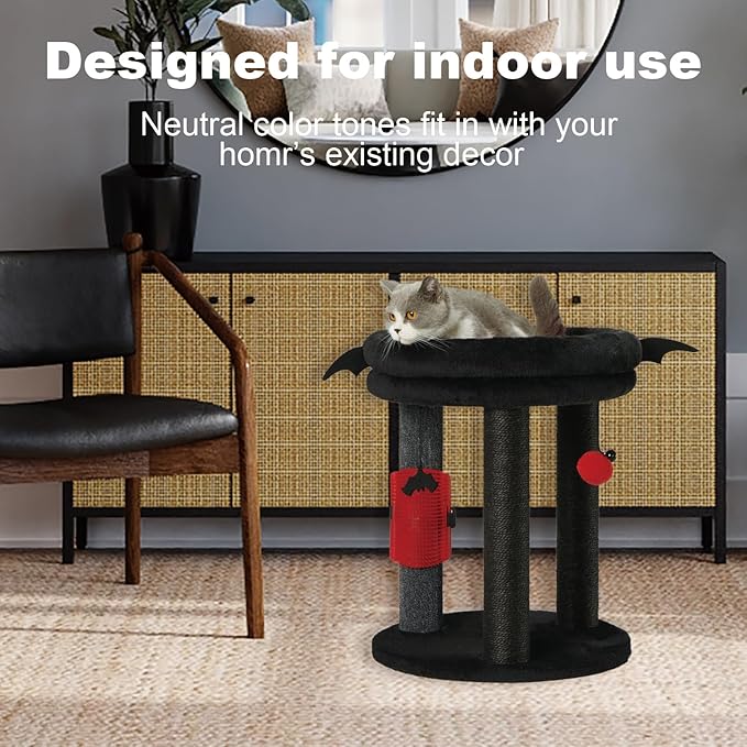 MECOOL 4in1 Small Cat Tree, Scratching Post - Image 5