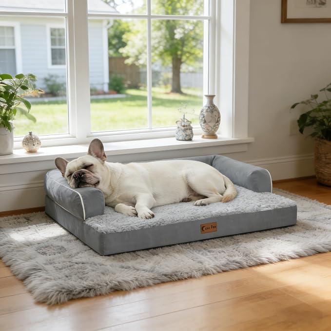 Orthopedic Dog Beds for Extra Large Dogs, Waterproof Egg Crate Foam XL Dog Bed - Image 9