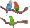 2 pcs 9.8 inch Bird Perches Stand Natural Wood Bird Perches, Birdcage Wood by Filhome