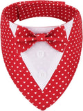 ADOGGYGO Valentine Dog Tuxedo Bandana by ADOGGYGO