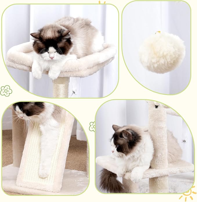 Hey-brother Cat Tree Tower, Scratching Posts - Image 6