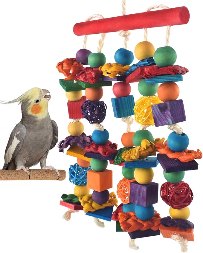 Bird Toys, Parakeet Chewing Toy, by DBNESS