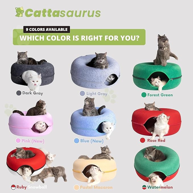 Cattasaurus Peekaboo Cat Cave Donut - Image 8