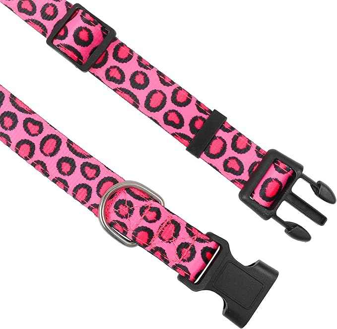 Reflective Dog Collar, Adjustable Soft Neoprene Padded Nylon Pet Collars