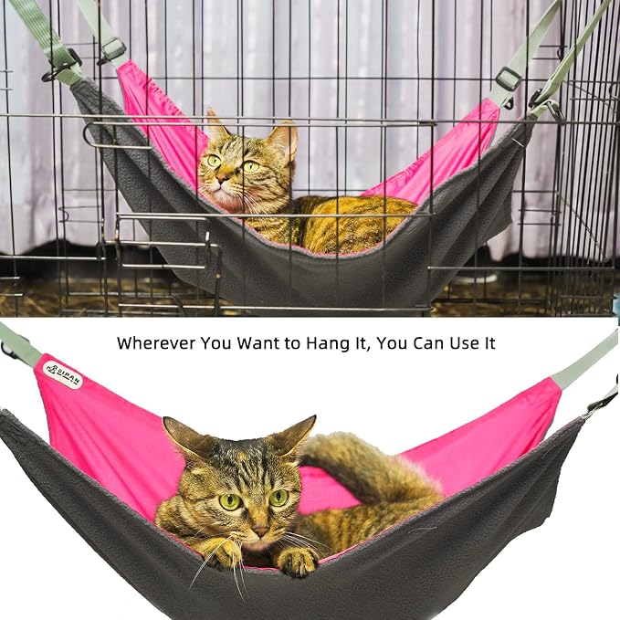 Extra Large Hanging Cat Hammock, Bed & Mat - Image 2