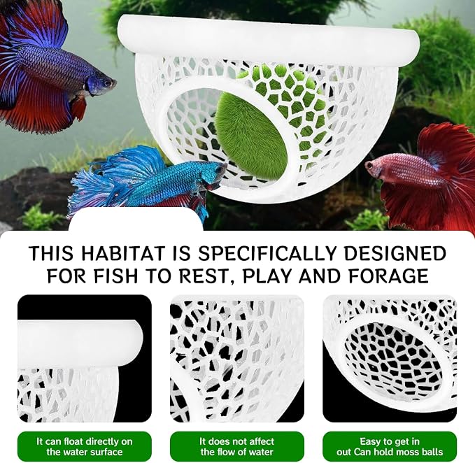 Aquarium Betta Fish Feeding Station, Floating Ring - Image 4
