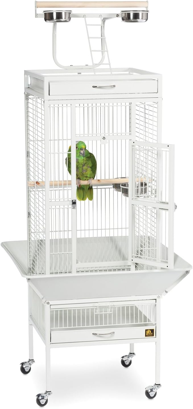 Prevue Pet Products Wrought Iron Select Bird Cage Black Hammertone 3151BLK - Image 3