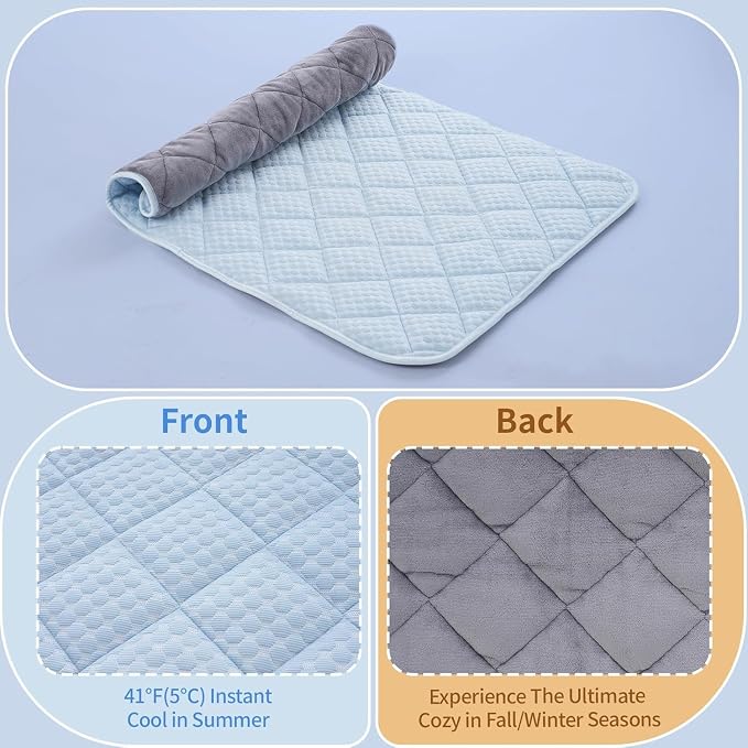 Dog Cooling Mat, Cooling Mat for Dogs, Premium Pets Cool Bed for Crate Kennel - Image 2